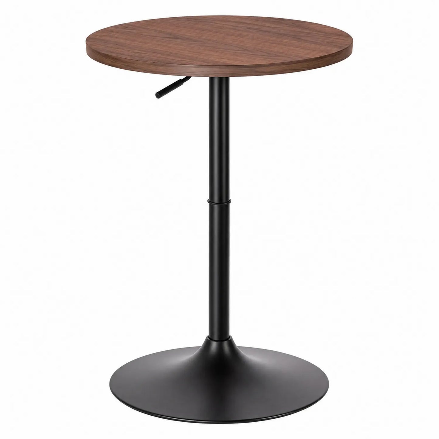 Tavolo rotondo regolabile in legno e metallo 60 cm
